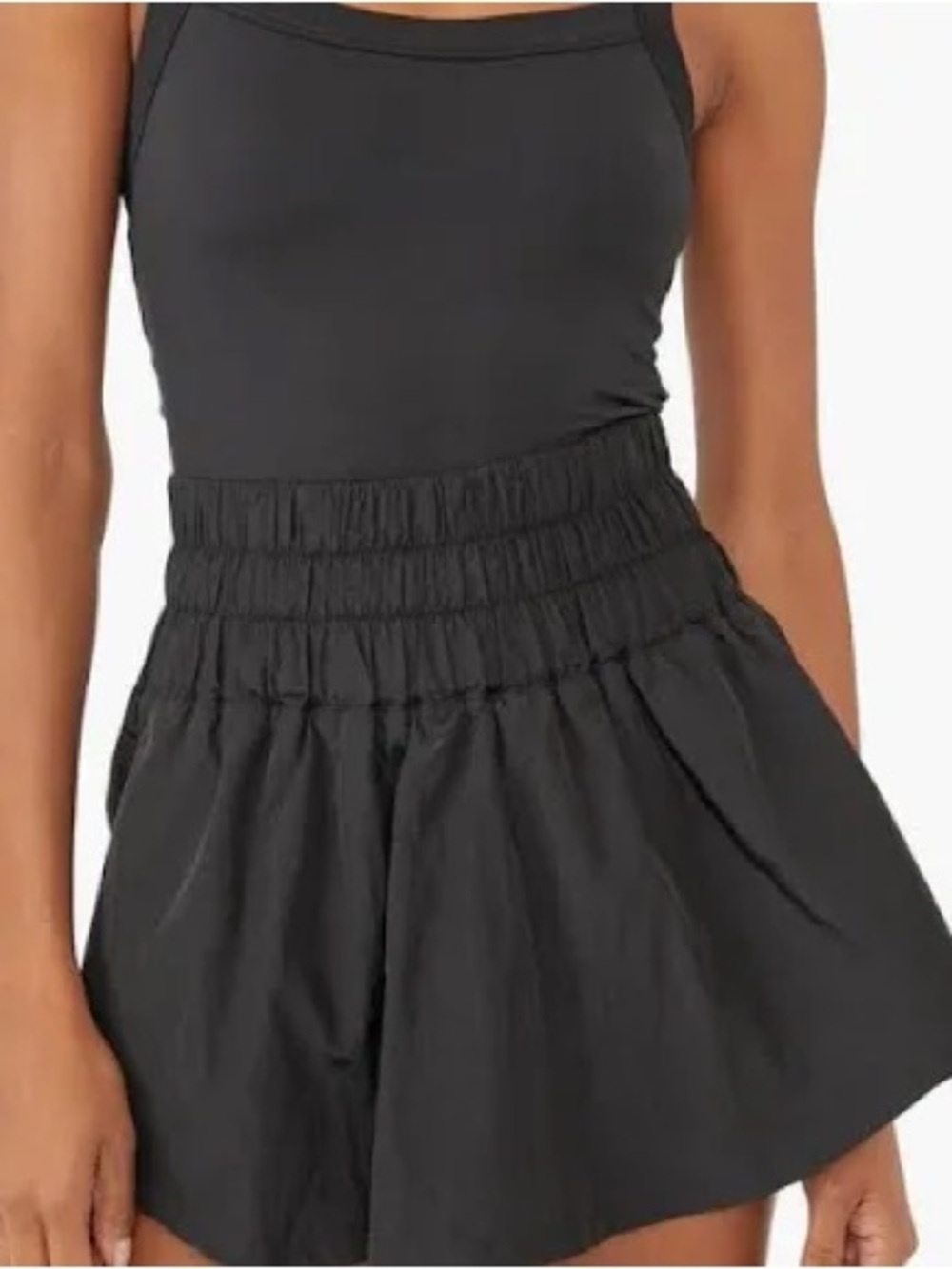 FP Movement by Free People Black The Way Home Skortsie